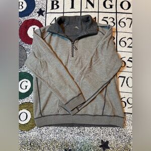 Tommy Bahama reversible quarter zip
